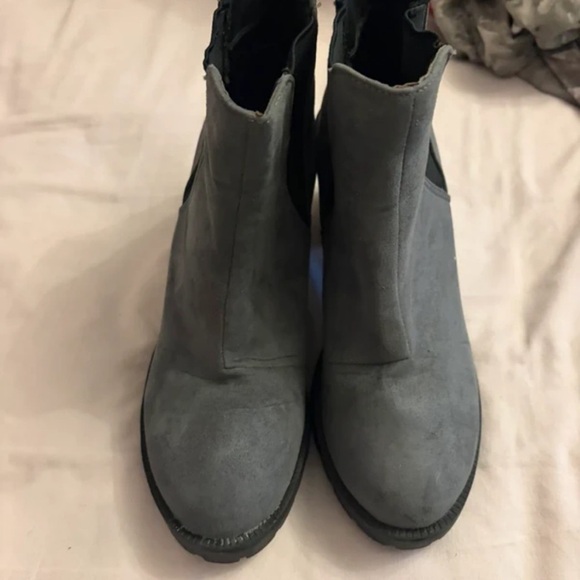 Boots Charcoal Ankle Booties - Picture 2 of 4